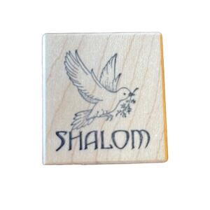 PSX C-088 Shalom Dove Rubber Stamp NEW